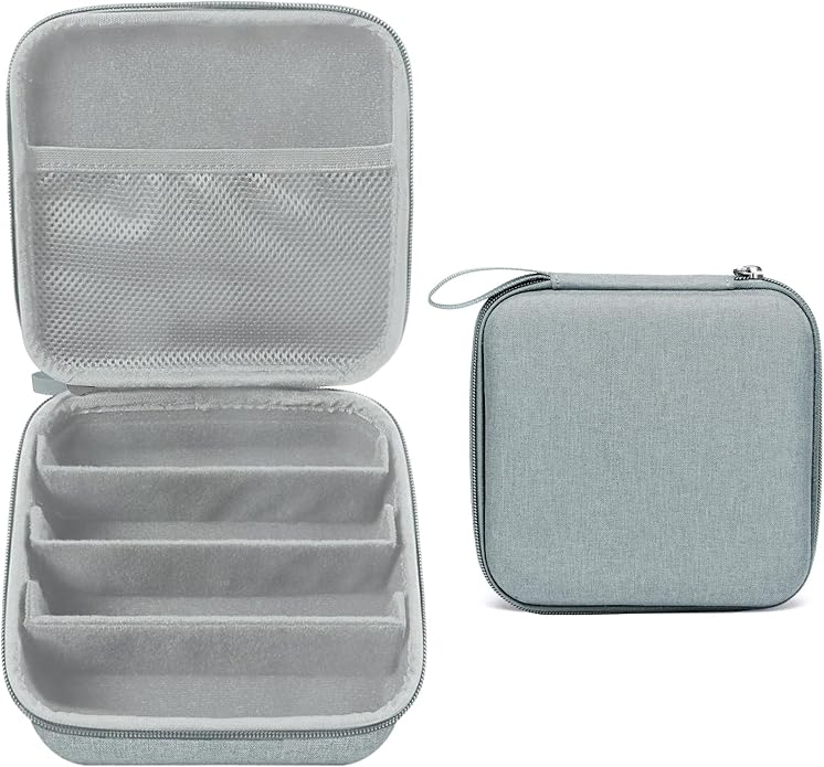Bukere Travel Sunglasses Organizer Case Adjustable Slot For Multiple Eyeglasses Hard-shell Portable Storage Box for Men Women