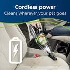 Bissell Pet Hair Eraser Cordless Hand Vacuum, Home, Auto, and Pet Vacuum, Crevice Tool, Upholstery Tool, and Motorized Brush Included, 1782