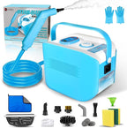 Handheld Steam Cleaner for Home, 10s Heat-Up/2.11 Qt Tank/4.5BAR High Pressure Steamer for Cleaning, 3 Level Pressurized Portable Steam Cleaner Handheld for Car, Grout, Tile, Dirt, Bed Bugs, Blue