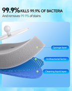Disposable Toilet Cleaning System - Toilet Wand Kit with 36 High-Performance Refills, Wall Mounted Brush and Holder for Deep Cleaning Bathroom (Only Contains 36 Refills)