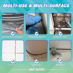 Mold Stain Cleaner Gel, 5.82 Fl oz All-Purpose Gel for Home Use on Washing Machine Gasket, Bathroom Grout, Sink, Shower, Caulk, and Front Loader Seal