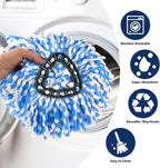 6 Pack Mop Replace Head, Mop Head Replacement, Microfiber, Machine Washable, Easy to Replace and Deep Cleaning, 313