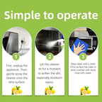CRIVERY 2PCS Electrolyzed Ion Kitchen Cleaner, Natural Formula Kitchen Appliance Cleaner, Multi-Purpose Heavy Duty Cleaning Spray for Household, Oven, Stove, Range Hood