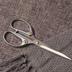 6.3" Small Sewing Scissors All Purpose Scissors Stainless Steel Tip Shears DIY Tools Office Scissor for Home Office School Sewing Fabric Handcraft Craft Art Work Needlework Daily Use Silver