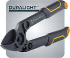 Woodland Tools Duralight Compact Lopper, 16 Inch Anvil Branch Cutter with Gear Assist and Glass-Filled Nylon Handles, Lightweight Tree Pruner for Dry Branches, Tight Spaces, and Everyday Yard Work