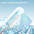 JOYMOOP Disposable Dusters for Cleaning, Heavy Duty Refills, Multi-Surface Dusting Brush for Pet Hair and Home Cleaning - Yellow