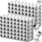 Leumoi 300 Pcs 4 Inch Mini Paint Roller Cover 1/2" Nap Small Microfiber Roller Covers Home Repair Tools House Household Supplies Kit(Gray, White)