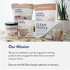 THE CLEAN PEOPLE Cleaner Concentrate - All-Purpose Cleaner for Multi-Purpose Cleaning, Bathrooms, Floors, Concentrated, Recyclable Packaging (Amber Scent) 4oz (2 Pack)