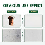 Drywall Repair Kit | 250g Safe Wall Mending Agent | 6pcs Wall Patches | Reusable Frosted Block | Scrapers | Easy Hole Filling for Aluminum, Metal, Plaster, Sheetrock & Ceiling