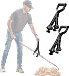 2-Pack Back Saving Attachment, Converts Regular Tool Into Ergonomic Yard Tool, Back Saver Shovel Handle Attachment for Weed Eater, String Trimmer, Shovel, Rake, Gardening Tools