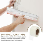 PATIKIL Drywall Repair Mesh Tape, 3 inch x 164 ft Fiberglass Repair Patch Self-Adhesive Dry Wall Joint Tape 9 Mesh Wall Hole Crack and Seam Patch, White