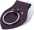 Armory Replicas - Genuine Rawhide Leather Universal Axe Frog - Medieval Hand Crafted O-Ring Funcitonal Outdoor Costume LARP Weapon Holder