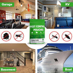 Pest Control, Mouse Repellent Pouches, Rodent Repellent, Mice Repellant Indoor, Peppermint Mice to Repel Spider, Ant, Roach & Mosquito, Rat Repellant Outdoor, Keep Mouse Out of Camper-12P