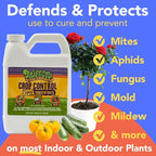 Trifecta Crop Control Super Concentrate All-in-One Natural Pesticide, Fungicide, Miticide, Insecticide, Help Defeat Spider Mites, Powdery Mildew, Botrytis, Mold, and More on Plants 16 OZ