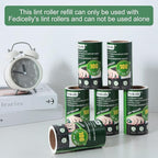 Fedicelly Lint Rollers Pet Hair Extra Sticky Refills,Mega Value Set 600 Sheets for Cat and Dog Hair Removal,100 Sheets Per Roller (Pack of 6)