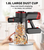 KTTLDRN Cordless Vacuum Cleaner, 600W 50KPA Powerful Stick Vacuum with OLED Smart Display, 70Mins Runtime, Self-Standing & 1.8L Dust Cup, Vacuum Cleaners for Home/Hardwood Floor/Carpet/Pet Hair