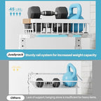 1 Packs Under Sink Organizer,Small Shelf for narrow spaces,2 Tiers Pull Out Under Cabinet Organizer,Adjustable Height,Slide Out Thickened Metal Under White