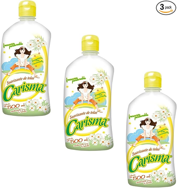 Carisma Fabric Softener, Lasting Freshness, Liquid Form, 500 ml, 3 Pack