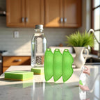 3 Pack Multipurpose Bean Shaped Sponge Set Heat Resistant Bottle and Internal Cleaning Sponges - Reusable entreprises Bottle Cleaning Tools Household Cleaning Sponges