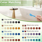 Surface Repair Kit for Tubs, Tiles, Countertops - Fixes Chips, Cracks, Scratches, Holes (Fiberglass, Porcelain, Stone, Acrylic)