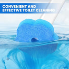 2 Pack Disposable Toilet Brush with 54 Refills, Toilet Wand Starter Kit, Toilet Brush and Holde Set, Wall Mounted Toilet Bowl Scrubber for Bathroom Maintenance