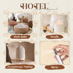 Hotel Fragrance Oils Set, Essential Oil Gift Set for Diffuser, Hotel Scent Diffuser Oil, Diffuser Scents Oil for Home, White Tea, Jasmine Mint, Sandalwood, Luxury Night, Seaside, Myway