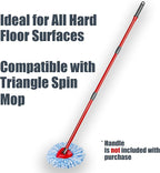 7 Pack Mop Replace Head for 2-Tank Spin Mop Compatible with Ocedar Rinse Clean - Mop Refills Made of Microfiber, Deep Cleaning Machine Washable and Easy-to-Replace