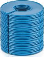 Sukh Baby Closet Dividers 30pcs - Plastic Clothes Organizer Shelf Tags Labels for Clothing Rack Wardrobe Store Warehouse Nursery Must Haves Boutique Supplies Sturdy Durable Flexible No Burrs (Blue)