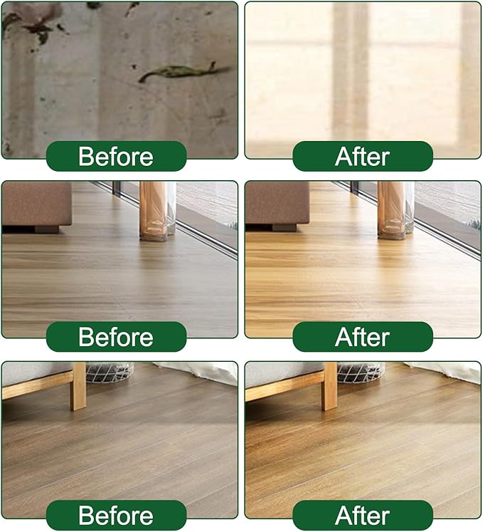 Floor Cleaning Tablets Sheets, Method Hardwood Floor Cleaner and Polish Pack of 300, Concentrate Mild Scent For RV Wall Tiles, Hardwood, Laminate Floor, Green