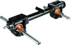 EARTHQUAKE Victory Rear Tine Tiller, Powerful 209cc 4-Cycle Viper Engine, Rugged Bronze Gear Transmission, Counter-Rotating Tines, Instant Reverse, Pneumatic Wheels, Model: 39381, Red/Black
