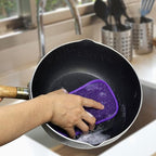 Kitchen Dish Sponge Scrubber Non Scratch, Dishcloth No Odor Reusable Washable Multipurpose Scrub Pads Sponges Heavy Duty for Dawn Dish Soap Cleaning of Sink Pans