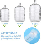 2 Pack 28inch Carboy Brush Carboy Cleaning Brush Carboy Bottle Brush Carboy Brushes for Cleaning Nylon 5 Gallon Carboy Brush for 3 5 6 6.5 Gallon Glass Carboys Corny Kegs Wine Making Home Brewing