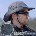 Fishing Hat, UPF50+ Wide Brim Sun Hat for Men Women, UV Protection Hiking Beach Bucket Hats Summer Safari Hat