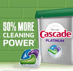 Cascade Platinum Dishwasher Pods, Dishwasher Detergent, Dish Detergent Soap, Fresh, 59 Count