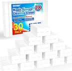 Magic Sponges Cleaning Eraser, 30 Pack 2X Density Stronger Melamine Sponge Foam Pads, Multi-Functional Household Cleaner Dish Sponge, Cleaning Supplies for Kitchen, Bathroom, Floor, Sink,Wall Cleaner