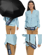 REPEL Windproof Travel Umbrella - Compact & Withstands Winds up to 85MPH , Strongest Premium Auto Folding Umbrella for Rain and Sun - Durable, Light & Portable for Women & Men , Fits Backpack & Cars