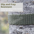 250' Tree Tie Strap Staking and Guying Material - Made in USA - 1,800 Lbs Strength, Olive Green