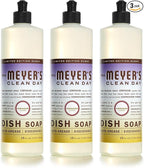 Mrs. MEYER'S CLEAN DAY Liquid Dish Soap, Biodegradable Formula, Compassion Flower, 16 fl. oz - Pack of 3