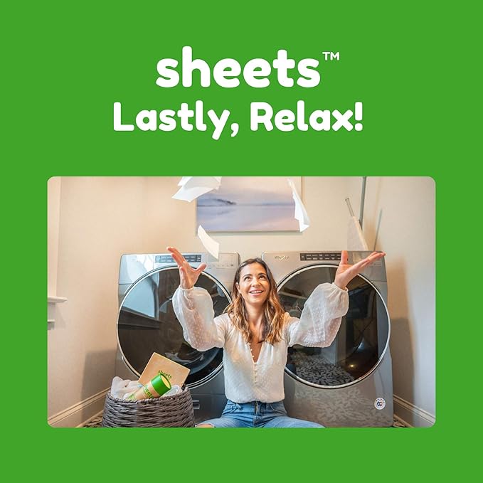 Sheets Laundry Club Bundle - 50 Pack (up to 100 loads) Fresh Linen Detergent Sheets & 40 Pack Vitality Dryer Sheets - New Liquidless Technology, Travel Essential Cleaning Supplies