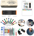 25pcs Electronics Repair Tool Kit, GangZhiBao Precision Screwdriver Set Magnetic for Fix Apple iPhone,Cell Phone,Smart Watch,Computer,PC,Tablet,iPad,Camera,Xbox,PS4 Pry Open Replace Screen Battery