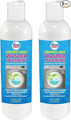 Washing Machine Cleaner and Deodorizer, 2 Treatments — Tea Tree Oil Removes Odor-Causing Residue from Front and Top Load Washers