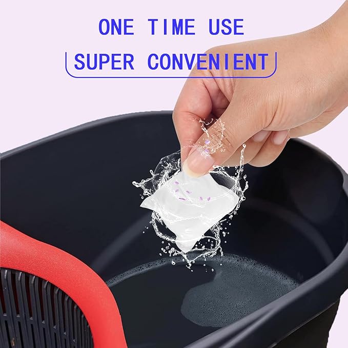 Natural Hard Floor Cleaner PACSS - Lavender Scent (20 Count) | Plant-Based Ingredients | Safe for Tile, Vinyl, Laminate & More | Compatible with OCedar & All Standard Mop Buckets