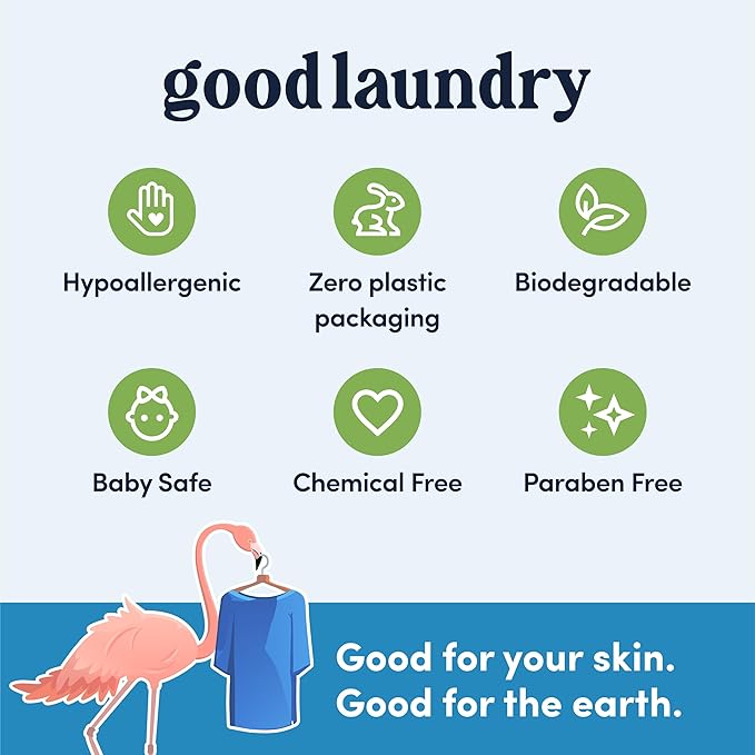 Unscented Breeze Scented Organic Laundry Dryer Sheets - Natural Non toxic dryer sheets infused with Essential Oils - No Harsh Chemicals, Biodegradable, Hypoallergenic - USA Based