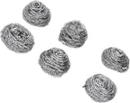 6Pcs Stainless Steel Scrubber Scrubbing Scouring for Kitchens Washing Scouring Pads Sticks Kitchen Tools