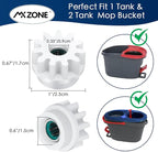 Pedal Bearing Replacement Compatible with O Cedar Mop Bucket, One Way Clutch Gear Sprockets Repair Spin Mop and Bucket, Mop Gears, 2 Packs