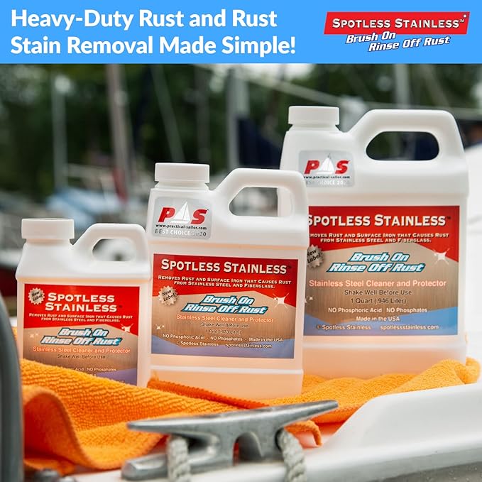 Marine Rust Remover and Protectant - 32 Ounce (Quart)