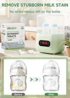 Detergent Tablets For Baby Bottle Washer,Fragrance & Residue Free,Safe Formula,Deep Cleaning soap,Compatible with Momcozy,Baby Brezza,Grownsy and All Brands Sterilizer and Dryer,120 Pcs