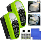Automotive Oil Film Cleaning Brush, Upgrade 2.0 Car Glass Cleaner Windshield, Car Windshield Cleaner Tool for Perfect Visibility (2 Sets)