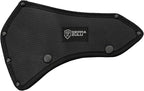 Sierra Zulu Camping Axe - Tactical Survival Hatchet with Bearded Axe Head, Nylon Sheath & Glass Fiber Handle - Full Tang Outdoor Bushcraft Tool for Camping, Hiking, and Chopping Tasks