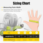 Rubber gloves dishwashing 2 or 4 Pairs for Kitchen,Cleaning gloves for household Reuseable.